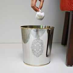 Brass & Steel Smart Dustbin