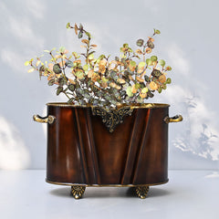 Copper Brass Planter Jardinière