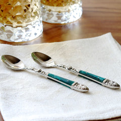 Emerald Coffee Spoons - Set of 6