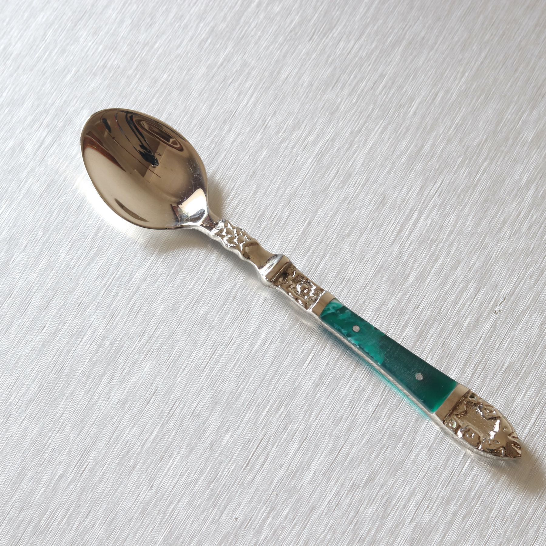 Emerald Coffee Spoons - Set of 6