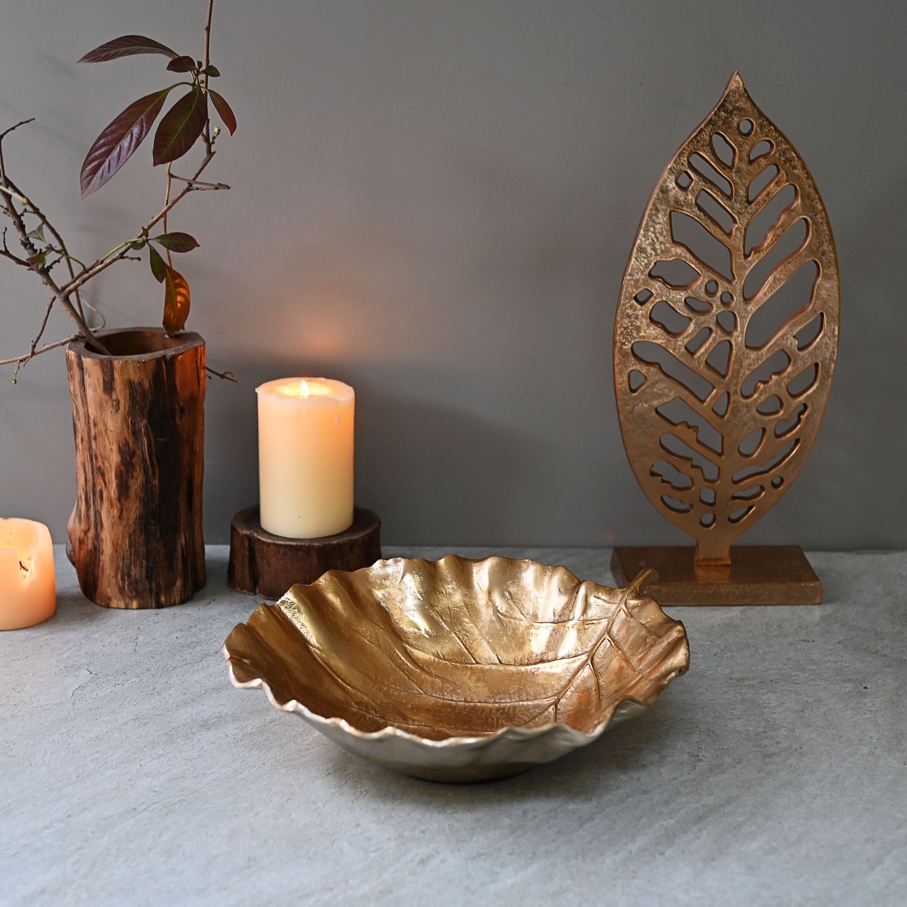 Gold Leaf Bowl