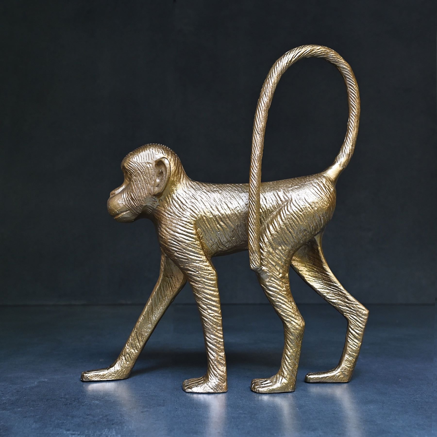 Gold Monkey Showpiece