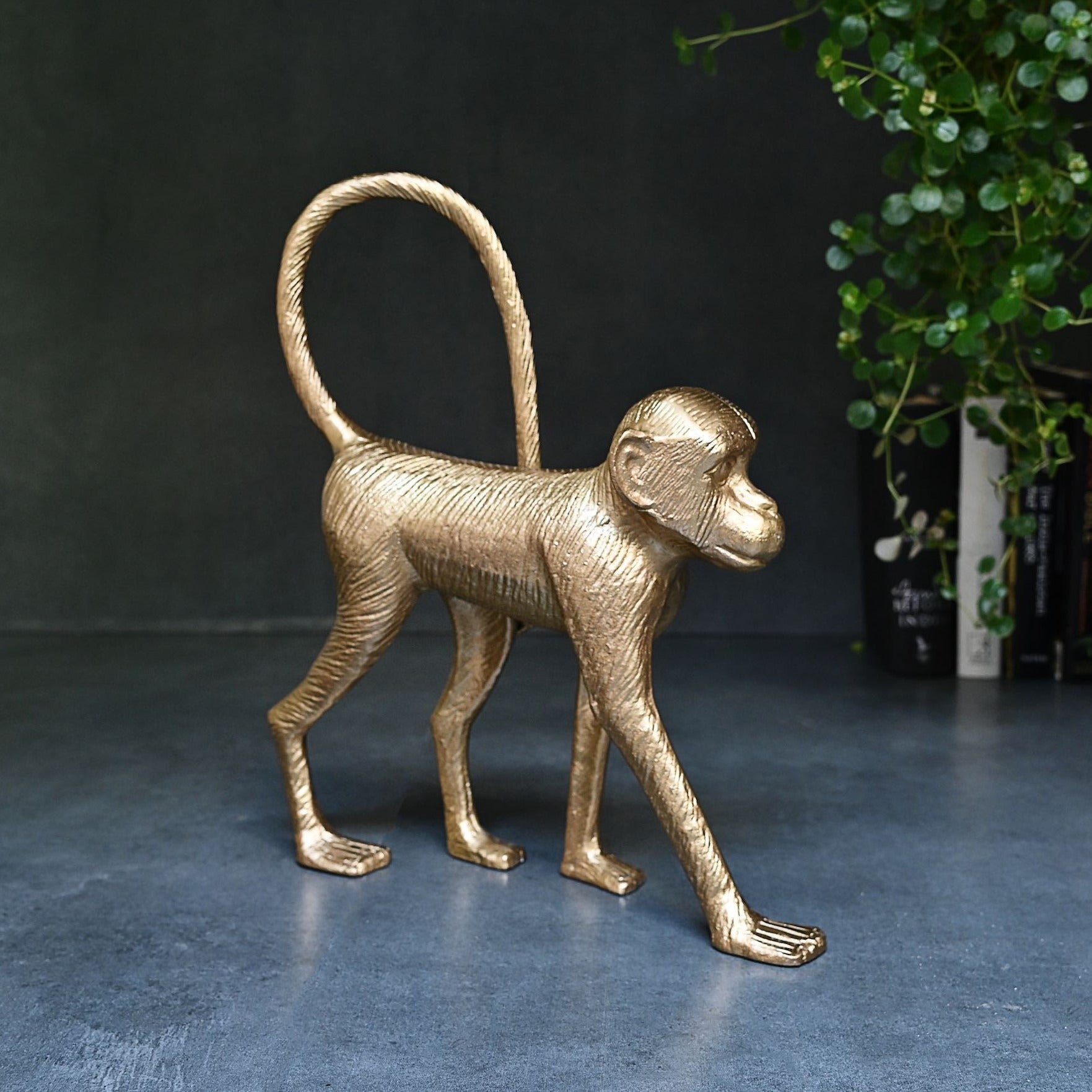 Gold Monkey Showpiece