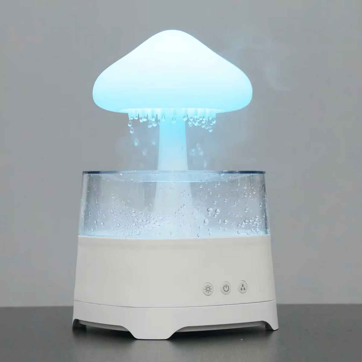 Bluetooth Speaker Rain Cloud Humidifier with LED Lights - Relaxation & Air Purification