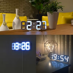 LED Digital Alarm Clock with Temperature Display - Modern Home Desk Decor