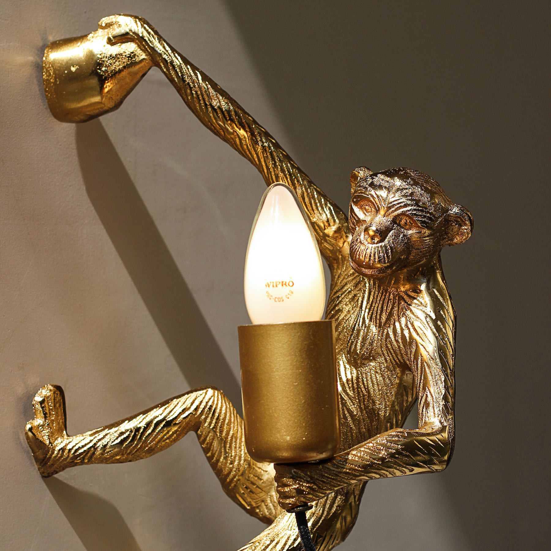 Monkey Wall Lamp