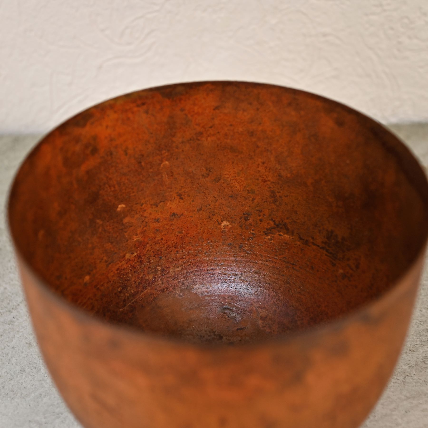 Decorative Rust Indoor Planter