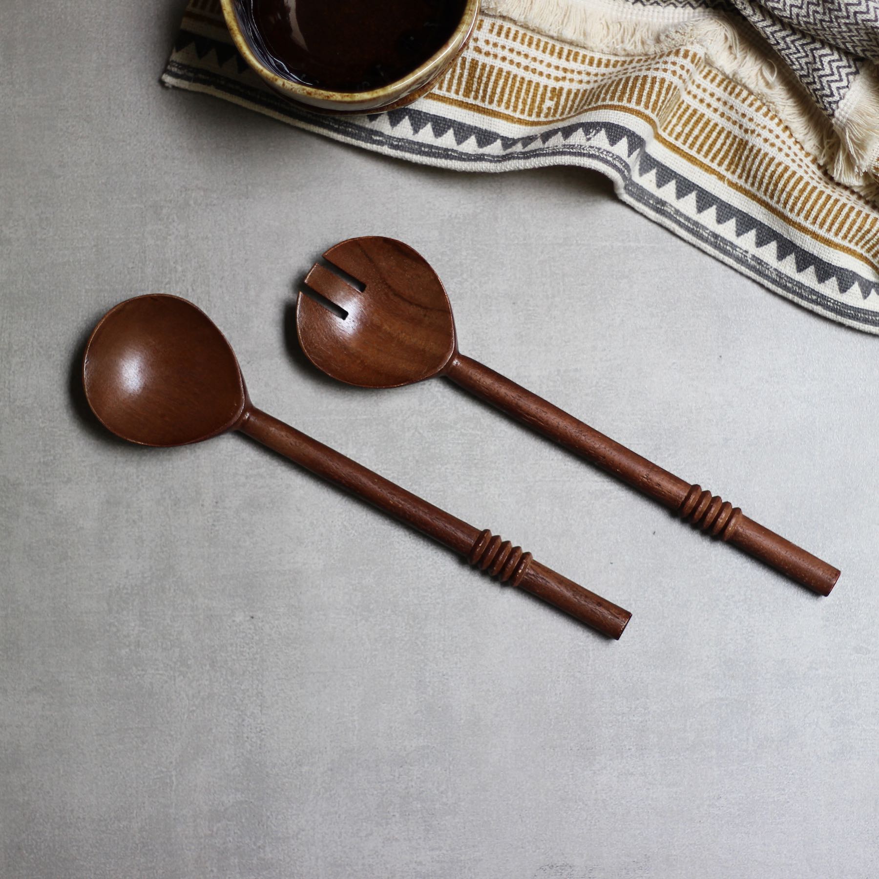 Wooden Salad Set